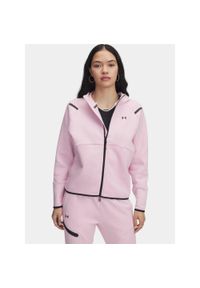 Bluza z kapturem damska Under Armour Unstoppable FZ. Typ kołnierza: kaptur. Kolor: różowy