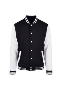 BUILD YOUR BRAND - Męska Kurtka Basic Varsity. Kolor: biały, wielokolorowy, czarny