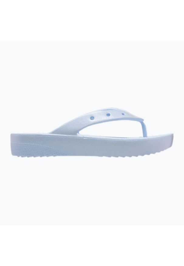 Japonki damskie Crocs Classic Platform Meta Pearl. Kolor: niebieski. Obcas: na platformie. Styl: sportowy