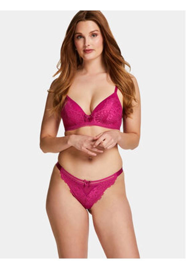 Hunkemöller Stringi Bessie String R 202657 Różowy. Kolor: różowy. Materiał: syntetyk