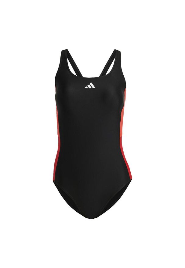Adidas - Colourblock Swimsuit. Kolor: czerwony, czarny, wielokolorowy