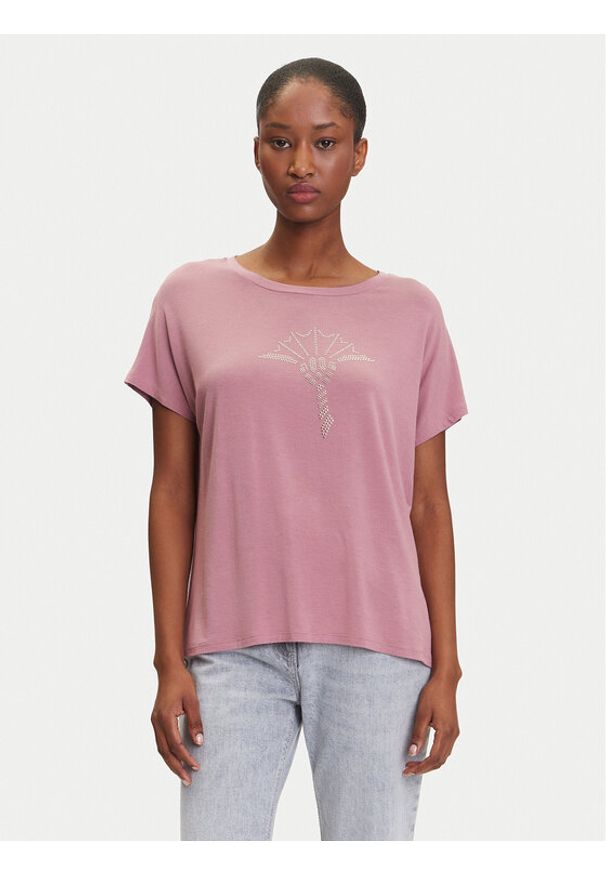 JOOP! T-Shirt 10224367 Różowy Relaxed Fit. Kolor: różowy