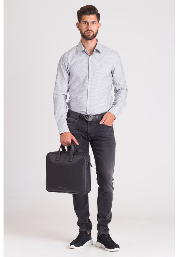 Biała koszula Joop! Collection casualowa, na spotkanie biznesowe, na lato
