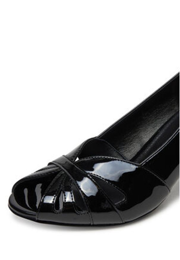 Lasocki Czółenka WYL3267-8Z Czarny. Kolor: czarny. Materiał: materiał