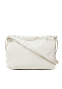 Calvin Klein Jeans Torebka Drawstring Crossbody26 LV04K3060G Écru. Materiał: skórzane #5
