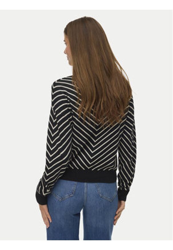 Vero Moda Sweter Capricorn 10331893 Czarny Regular Fit. Kolor: czarny. Materiał: bawełna