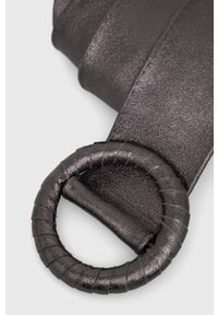 Answear Lab pasek skórzany damski kolor srebrny. Kolor: srebrny. Materiał: skóra #2