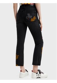 Desigual Jeansy DISNEY Mickey 22WWDD61 Szary Straight Fit. Kolor: szary. Wzór: motyw z bajki #4