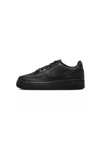 Buty do chodzenia damskie Nike Air Force 1. Kolor: czarny. Materiał: skóra. Szerokość cholewki: normalna. Model: Nike Air Force. Sport: turystyka piesza