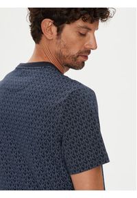 Michael Kors T-Shirt CS5529A5KS Granatowy Regular Fit. Kolor: niebieski. Materiał: bawełna