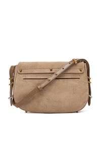 Pinko - PINKO Torebka Saddle Mini PE PLTT 103831 A29N Beżowy. Kolor: beżowy. Materiał: skórzane, zamszowe #4