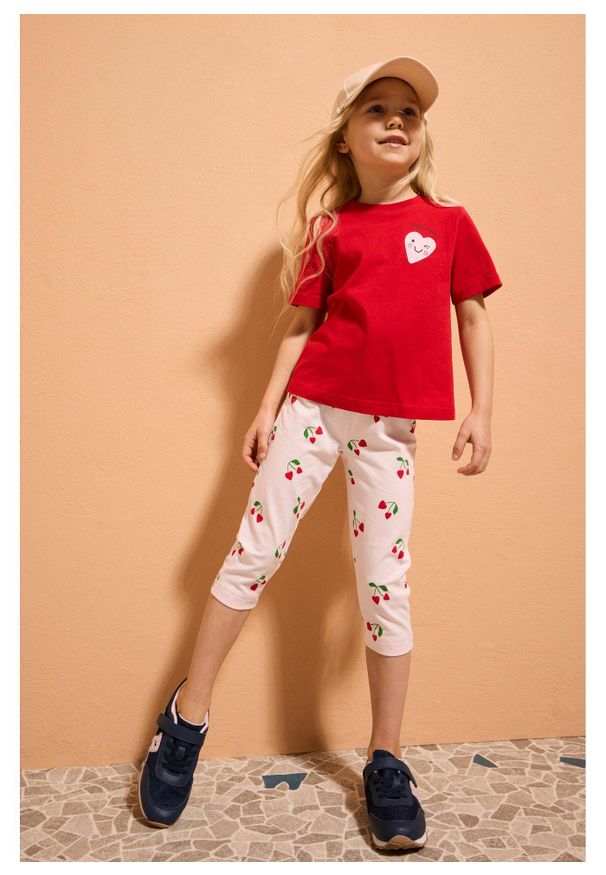 bonprix - T-shirt z czystej bawełny organicznej (3 szt.). Okazja: na co dzień. Kolor: różowy. Materiał: bawełna. Długość rękawa: krótki rękaw. Długość: krótkie. Wzór: kolorowy, nadruk. Styl: casual