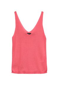Vero Moda Top New Lex Sun 10281877 Koralowy Regular Fit. Kolor: pomarańczowy. Materiał: wiskoza #2