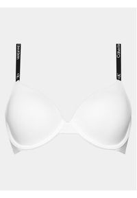 Calvin Klein Underwear Biustonosz z fiszbiną Lightly Lined Demi 000QF7219E Biały. Kolor: biały. Materiał: bawełna