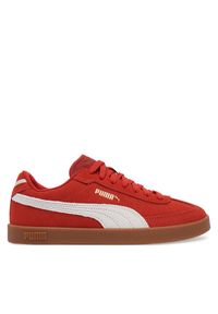 Sneakersy Puma. Kolor: czerwony. Model: Puma Suede