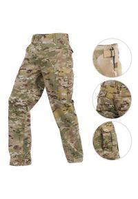 Spodnie bushcraft męskie Brandit US Ranger Multicam. Kolor: zielony, brązowy, wielokolorowy, beżowy. Sport: outdoor