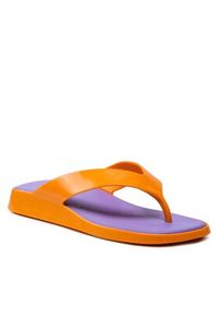 melissa - Melissa Japonki Brave Flip Flop Ad 33699 Pomarańczowy. Kolor: pomarańczowy #5