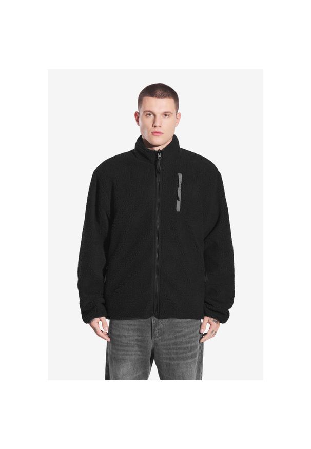 Kurtka turystyczna męska Prosto Sherpa dwustronna. Kolor: czarny