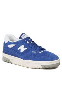 New Balance Sneakersy BB550VNA Niebieski. Kolor: niebieski. Materiał: zamsz, skóra #1
