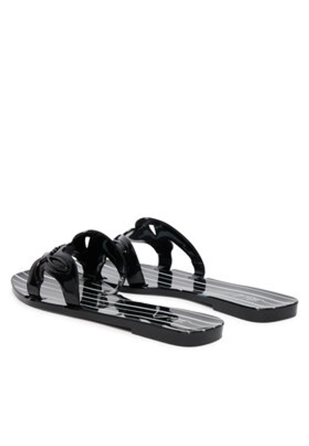 Karl Lagerfeld - KARL LAGERFELD Klapki Jelly KL80008C Czarny. Kolor: czarny. Materiał: guma
