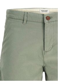 Jack & Jones - Jack&Jones Szorty materiałowe Marco 12269494 Zielony Regular Fit. Kolor: zielony. Materiał: bawełna #7