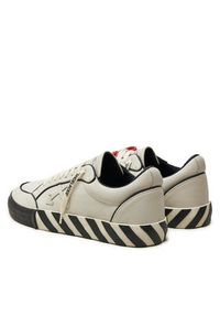 OFF-WHITE - Off-White Sneakersy OMIA085S23LEA0040110 Écru. Materiał: skóra #5