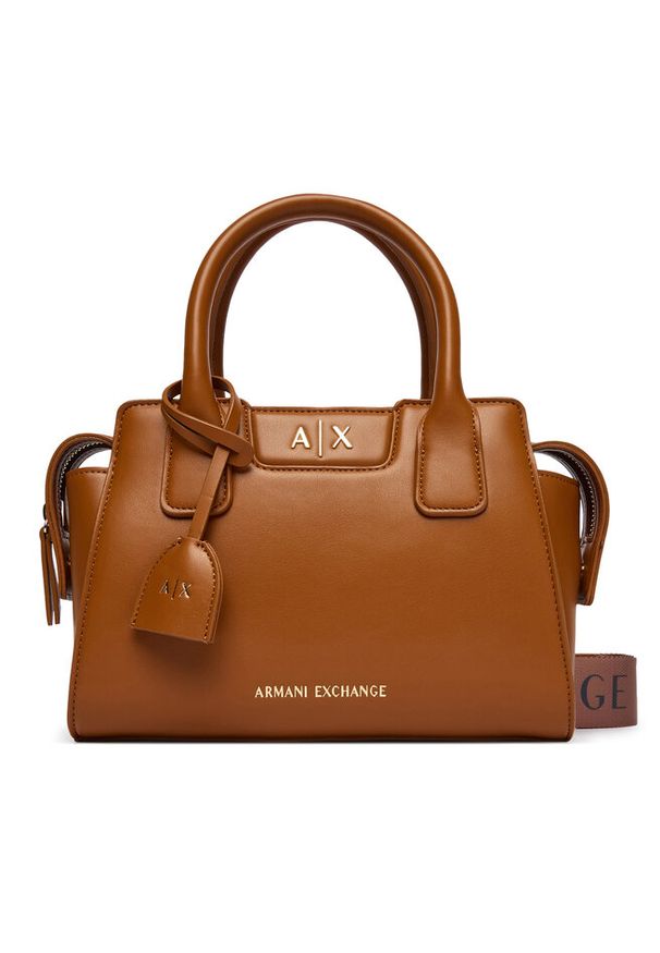 Torebka Armani Exchange. Kolor: brązowy