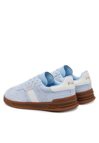 Polo Ralph Lauren Sneakersy Heritage Aera 804956688001 Błękitny. Kolor: niebieski. Materiał: skóra, zamsz