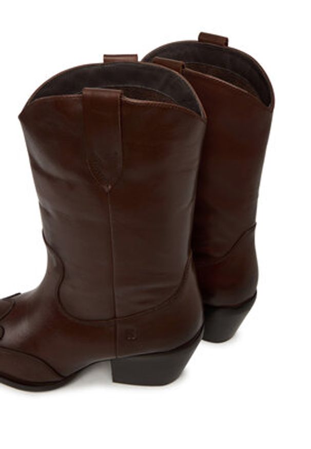 Bronx Kowbojki Jukeson 47650-A Brązowy. Kolor: brązowy. Materiał: skóra