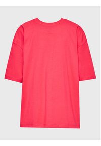 Calvin Klein Jeans T-Shirt J20J220768 Różowy Relaxed Fit. Kolor: różowy. Materiał: bawełna #3