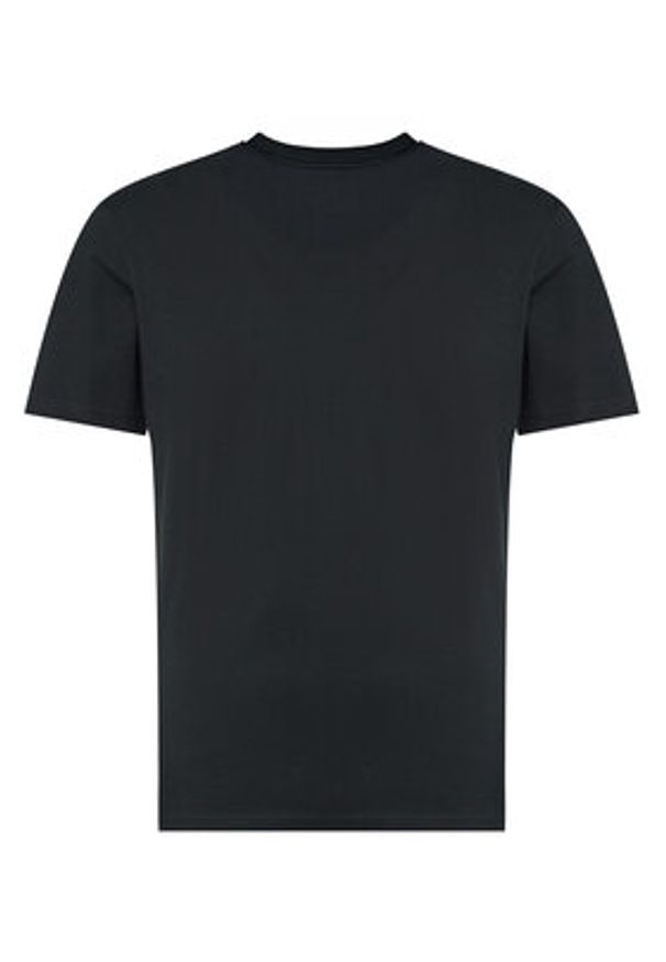 Lacoste T-Shirt TH2036 Czarny Regular Fit. Kolor: czarny. Materiał: bawełna