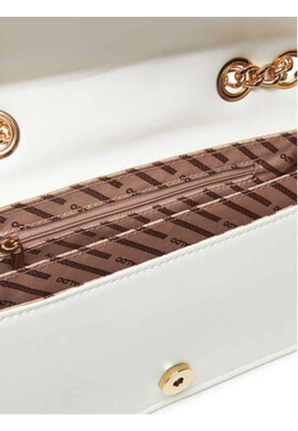 Aldo Torebka Albulasee 14002059 Biały. Kolor: biały. Materiał: skórzane