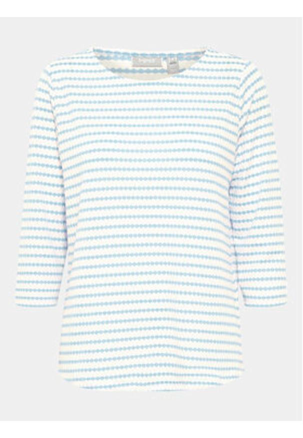 Fransa Bluzka 20613431 Niebieski Regular Fit. Kolor: niebieski. Materiał: syntetyk
