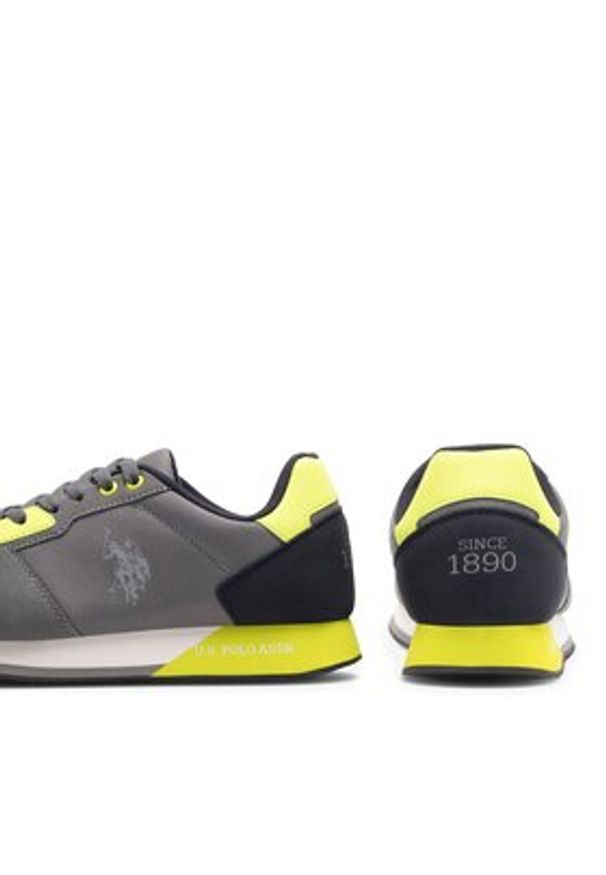 U.S. Polo Assn. Sneakersy NOBIL011M/CNH1 Szary. Kolor: szary. Materiał: materiał