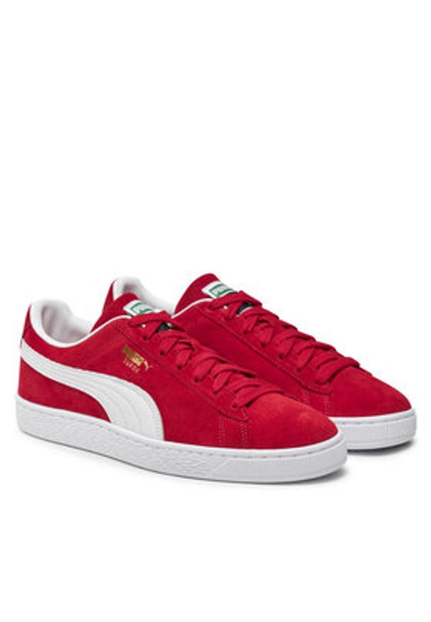 Puma Sneakersy Classic 399781-02 Czerwony. Kolor: czerwony. Materiał: zamsz, skóra