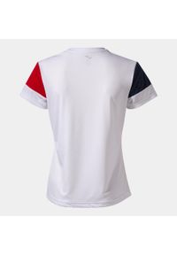 Sportowa T-Shirt Damska Joma XL - Biała/Czerwona Oddychająca i Stylowa. Kolor: wielokolorowy, biały, czerwony. Sport: piłka nożna #2
