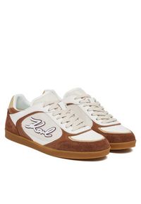Karl Lagerfeld - KARL LAGERFELD Sneakersy Kandidate KL63816 Brązowy. Kolor: brązowy. Materiał: skóra, zamsz #4