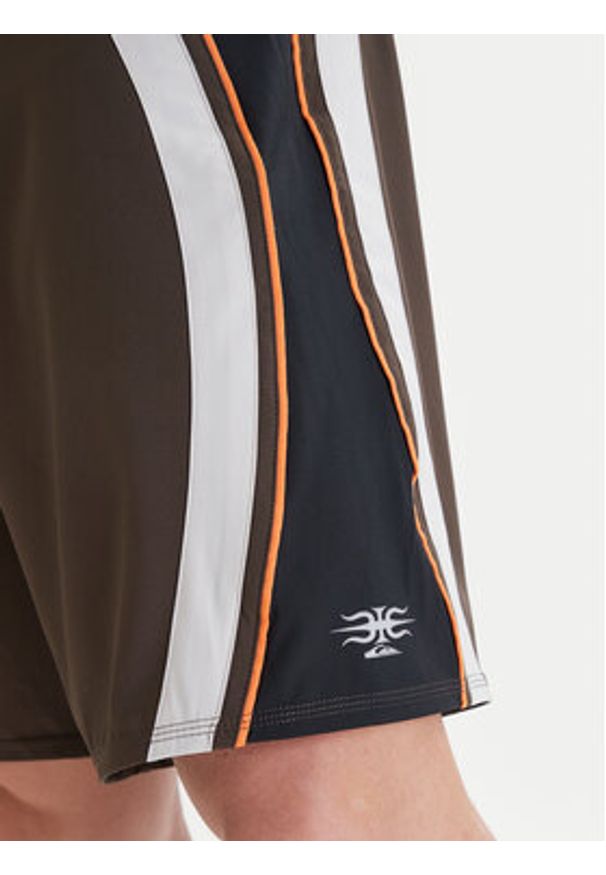 Quiksilver Szorty kąpielowe Mercury Panel 20" EQYBS04896 Brązowy Regular Fit. Kolor: brązowy. Materiał: syntetyk