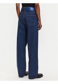 Hugo - HUGO Jeansy Leni_B 50534157 Granatowy Loose Fit. Kolor: niebieski #4