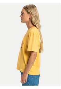 Quiksilver T-Shirt Standard EQWZT03197 Żółty Regular Fit. Kolor: żółty. Materiał: bawełna #7