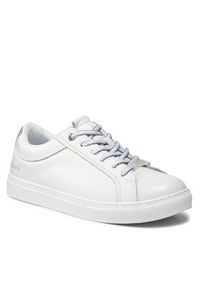 Trussardi Jeans - Trussardi Sneakersy 77A00383 Biały. Kolor: biały. Materiał: skóra #8
