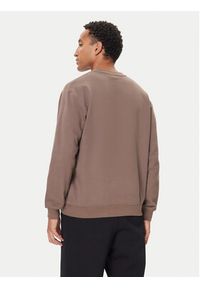 Adidas - adidas Bluza Premium Essentials JW1058 Brązowy Loose Fit. Kolor: brązowy. Materiał: bawełna #4