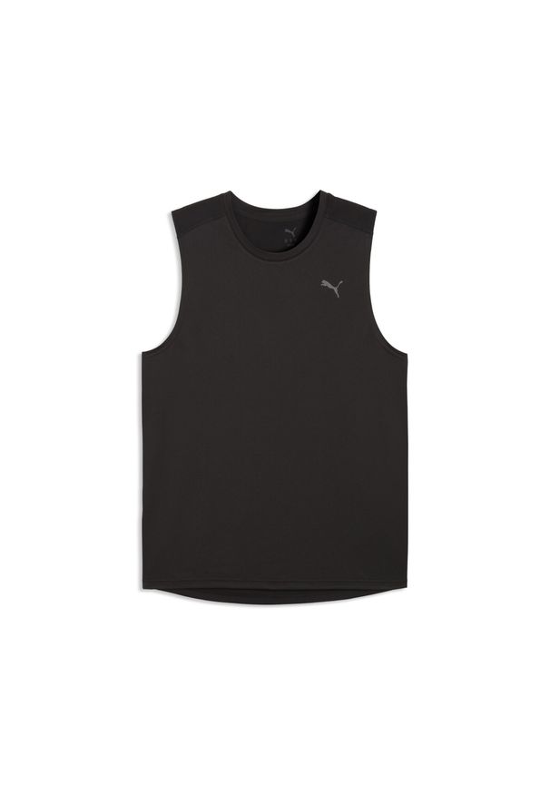 Puma - Męska treningowa koszulka bez rękawów PWRTRAIN PUMA. Kolor: czarny. Długość rękawa: bez rękawów. Sport: bieganie