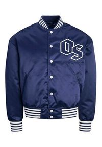 Jack & Jones Kurtka bomber Meadows 12282953 Niebieski Regular Fit. Kolor: niebieski. Materiał: syntetyk