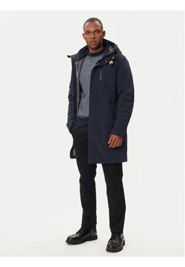 Parajumpers Kurtka zimowa Easy 25WMPMJKBC03 Granatowy Regular Fit. Kolor: niebieski. Materiał: syntetyk. Sezon: zima