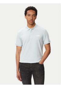 Karl Lagerfeld - KARL LAGERFELD Polo 745780 563235 Niebieski jasny Regular Fit. Typ kołnierza: polo. Kolor: niebieski. Materiał: bawełna #1