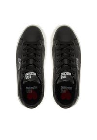 Love Moschino - LOVE MOSCHINO Sneakersy JA15335G0NIEC00A Czarny. Kolor: czarny. Materiał: skóra