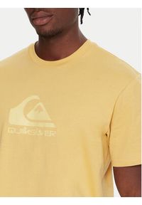 Quiksilver T-Shirt Ev Comp Logo EQYZT08182 Żółty Regular Fit. Kolor: żółty. Materiał: bawełna #4