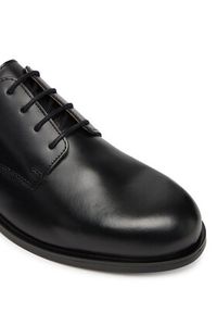 Calvin Klein Półbuty Ess Rubber Derby Lth HM0HM02056 Czarny. Kolor: czarny. Materiał: skóra #4