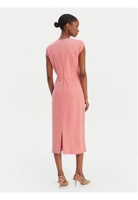 BOSS Sukienka codzienna Detira 50551898 Czerwony Slim Fit. Okazja: na co dzień. Kolor: czerwony. Typ sukienki: proste. Styl: casual #5